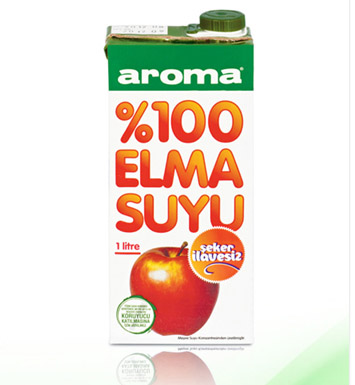 Aroma %100 Elma Suyu 1 Lt
