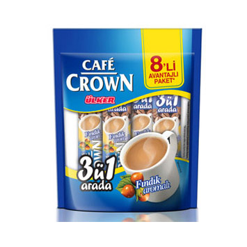 Café Crown 3'ü 1 Arada Fındık Aromalı 8'li