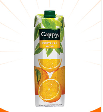 Cappy Portakal 1 Lt