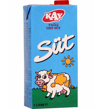 Kay Yağlı UHT Süt 1 Lt