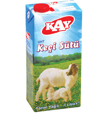 Kay Yarım Yağlı UHT Keçi Sütü 1 Lt