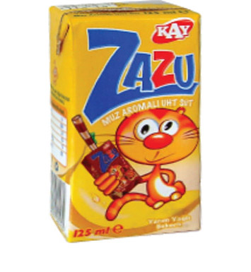 Kay Zazu Muz Aromalı Süt 200 Ml