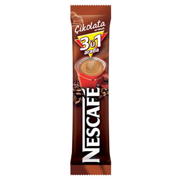 Nescafe 3ü1 Arada Çikolata Aromali 13 Gr