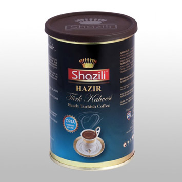 Shazili Hazır Türk Kahvesi - Orta (250 Gr Teneke)