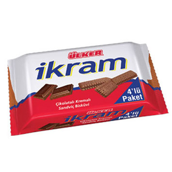 Ülker İkram Çikolata Kremalı Sandviç Bisküvi 368 gr