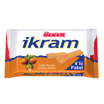 Ülker İkram Fındık Kremalı Sandviç Bisküvi 368 gr