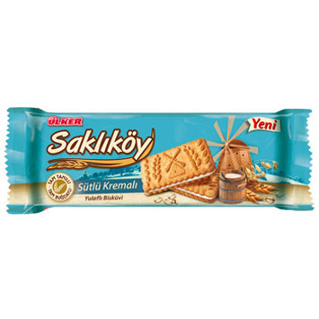 Ülker Saklıköy Sütlü Kremalı Bisküvi