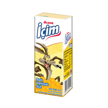 Ülker İçim Ballı Vanilyalı Süt 200 ml
