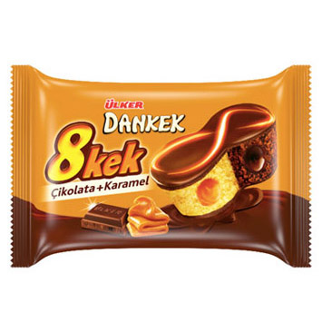 Ülker Dankek 8 Kek Karamel + Çikolata
