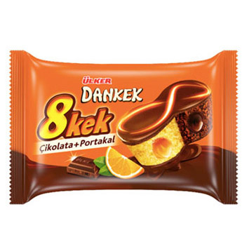 Ülker Dankek 8 Kek Portakal + Çikolata
