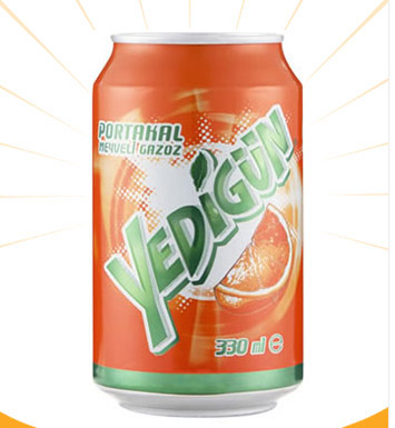 Yedigün Portakal 330 Ml